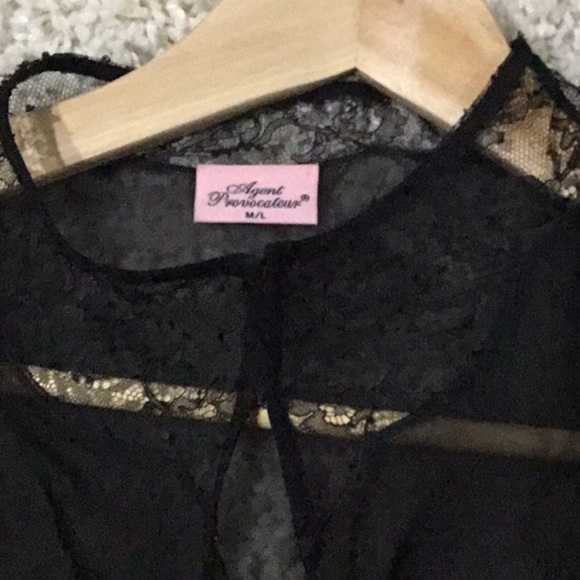 Agent Provocateur Chiffon and Lace Gown - Picture 5 of 5